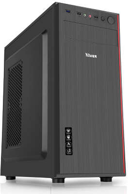 Корпус Accord JP-II черный без БП ATX 6x120mm 2xUSB2.0 1xUSB3.0 audio