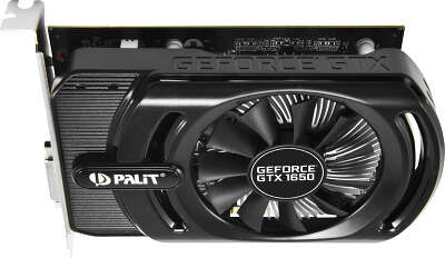 Видеокарта Palit nVidia GeForce GTX1650 StormX 4Gb DDR5 PCI-E DVI, HDMI