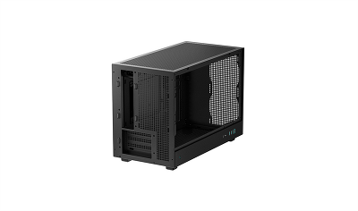 корпус Deepcool CH260 без БП, боковое окно (закаленное стекло), черный, MICRO ATX/MINI-ITX