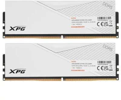 Набор памяти DDR5 DIMM 2x16Gb DDR6000 ADATA XPG Lancer (AX5U6000C3016G-DCLAWH)