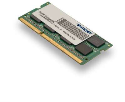 Память DDR3L 4Gb 1600MHz Patriot PSD34G1600L2S RTL PC3-12800 CL11 SO-DIMM 204-pin 1.35В dual rank Ret