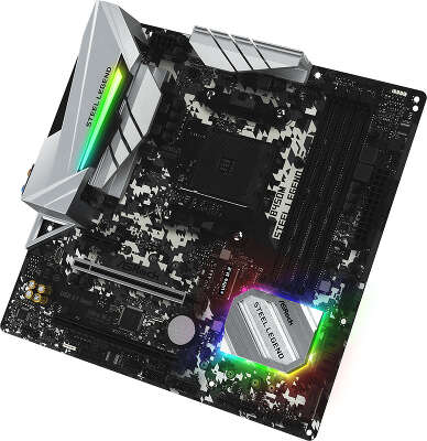 Материнская плата microATX LGAAM4 ASRock B450M STEEL LEGEND