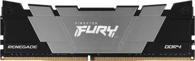 Память DDR4 8GB 3600MHz Kingston KF436C16RB2/8 Fury Renegade Black RTL Gaming PC4-28800 CL16 DIMM 288-pin 1.35В dual rank с радиатором Ret