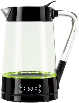 Чайник PWK 1715CGLD WIFI IQ Home Черный POLARIS