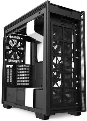 Корпус NZXT H710i White/black, белый, ATX, Без БП (CA-H710I-W1)