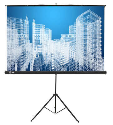 Экран Cactus 104.4x186см Triscreen CS-PST-104x186 16:9 напольный рулонный черный