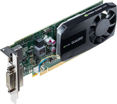 Видеокарта PCI-E PNY Quadro K620 (VCQK620BLK), 2048MB, OEM