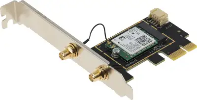 Сетевой адаптер Wi-Fi + Bluetooth Cudy WE3000 AX3000 PCI Express (ант.внеш.съем) 2ант.