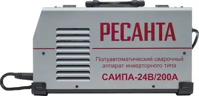 Сварочный полуавтомат Ресанта САИПА-24В/200А инвертор MIG-MAG 6.9кВт