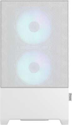 Корпус Fractal Design Pop Mini Air RGB White TG Clear Tint, белый, mATX, Без БП (FD-C-POR1M-01)