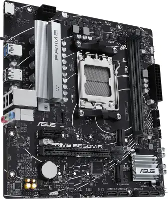 Материнская плата Asus PRIME B650M-R Socket AM5 AMD B650 2xDDR5 mATX AC`97 8ch(7.1) 2.5Gg RAID+HDMI