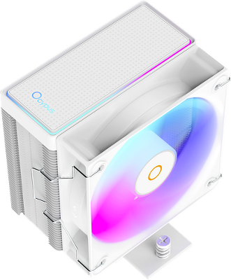 Кулер для процессора Ocypus Gamma A40 WH ARGB, 100mm ARGB FAN, Top ARGB Panel, 4 HEAT PIPES, 4-PIN PWM, 600-2400 RPM, 29DBA, HYDRO BEARING, LGA115X/1200/1700/18XX, AM4/AM5