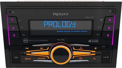 Автомагнитола Prology PRM-120 2DIN 4x140Вт v4.2 AUX DSP 3 ПДУ (PRPRM120)