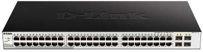 Коммутатор D-Link DGS-1210-52/ME/B1A Управляемый коммутатор 2 уровня с 48 портами 10/100/1000Base-T и 4 портами 1000Base-X SFP{3} (429200)