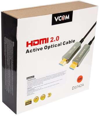 VCOM HDMI (m)- HDMI (m) 50м D3742A-50M