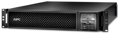 Источник бесперебойного питания мощностью 3000ВА для серверных систем APC Smart-UPS SRT RM, 3000VA/2700W, On-Line, Extended-run, Rack 2U, Out: 8xC13 2xC19, Black, 1 year warranty