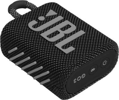 Колонка порт. JBL GO 3 черный 4.2W 1.0 BT 10м (JBLGO3BLK)