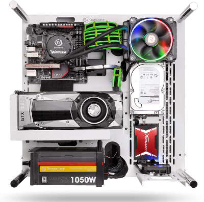 Корпус Thermaltake Core P3 белый без БП ATX 3x120mm 3x140mm 2xUSB2.0 2xUSB3.0