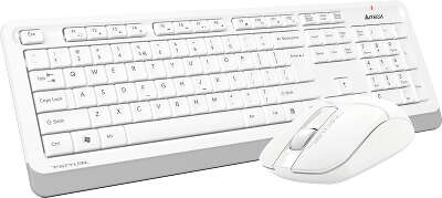 Комплект клавиатура+мышь беспроводной A4TECH FG1012 white (USB, 1200dpi) (FG1012 WHITE)