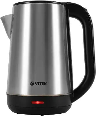 Чайник электрический Vitek VT-1139 1.8л. 2200Вт сталь/черный корпус: нерж.сталь