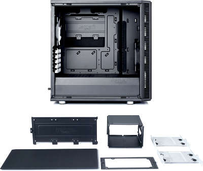 Корпус Fractal Design Define Mini C черный без БП mATX