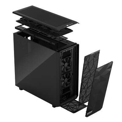 Корпус Fractal Design Meshify 2 XL Dark Tempered Glass, черный, EATX, Без БП (FD-C-MES2X-01)
