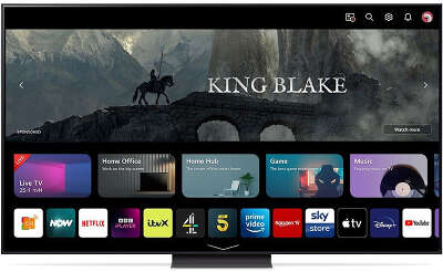 Телевизор LED LG 65" 65UR91006LA.ARUB черный 4K Ultra HD 50Hz DVB-T DVB-T2 DVB-C DVB-S DVB-S2 USB WiFi Smart TV