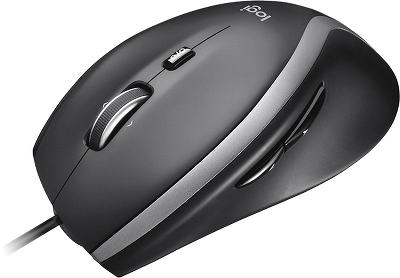 Мышь проводная Logitech Mouse M500s, USB, Black, 400-4000dpi, [910-005784]