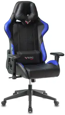 Кресло игровое Zombie VIKING 5 AERO черный/синий эко.кожа с подголов. крестов. пластик