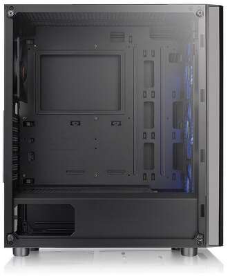 Корпус MidTower Thermaltake V200 Tempered Glass RGB Edition black (mATX, без БП, RGB, 3xUSB Type-A) (CA-1K8-00M1WN-01)
