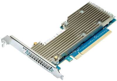 HBA-адаптер Broadcom LSI P411W-32P (05-50054-00) NVMe HBA Adapter, PCIe 4.0 x16 LP, 32port ( 4* int SFF8654), PEX88048,