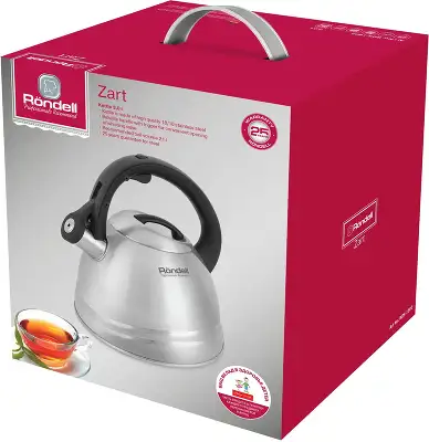 Чайник металлический Rondell Zart RDS-1605 3л. стальной