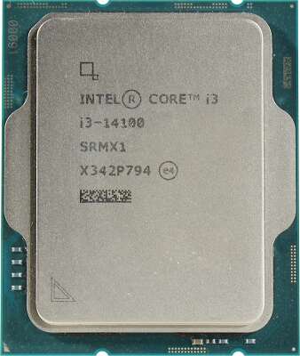Процессор Intel Core i3-14100 Raptor Lake Refresh (3.5GHz) LGA1700 OEM