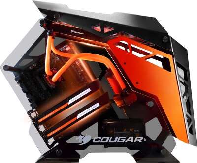 Корпус COUGAR Conquer, разноцветный, ATX, Без БП (385LMR0.0006)