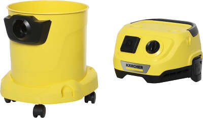 Строительный пылесос Karcher WD 3 P V-17/4/20 Workshop 1000Вт (уборка: сухая/сбор воды/выдув) желтый