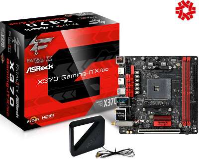 Материнская плата mini-ITX LGAAM4 ASRock Fatal1ty X370 Gaming-ITX/ac