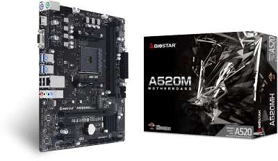 Материнская плата mATX LGAAM4 Biostar A520MH