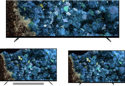 Телевизор OLED Sony 65" XR-65A80L BRAVIA титановый черный 4K Ultra HD 120Hz DVB-T DVB-T2 USB WiFi Smart TV