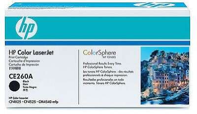 Картридж лазерный HP 647A CE260A черный (8500стр.) для HP CLJ CP4525