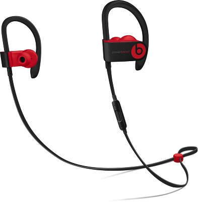 Наушники с ПДУ и микрофоном Beats Powerbeats 3, Decade Collection Black/Red [MRQ92ZE/A]