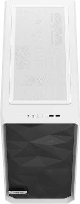 Корпус Fractal Design Meshify 2 Lite White TG Clear Tint, белый, EATX, Без БП (FD-C-MEL2A-04)