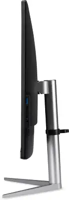 Моноблок Acer Aspire C24-1300 23.8" Full HD Ryzen 5 7520U (2.8) 16Gb SSD512Gb RGr CR Eshell GbitEth WiFi BT 65W клавиатура мышь Cam черный 1920x1080