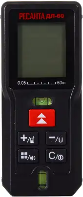 Лазерный дальномер Ресанта ДЛ-60 2кл.лаз. 670нм цв.луч. красный (61/10/516)