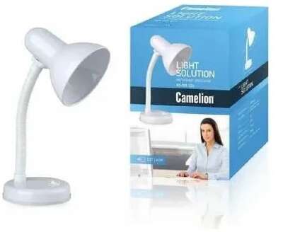 Camelion KD-301 С01 белый (Светильник настольный,230V 40...60W)