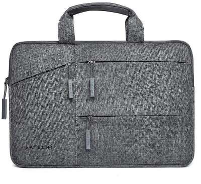 Сумка Satechi Water-Resistant Laptop Carrying Case для ноутбуков до 13"&14''  дюймов. Материал нейлон. Цвет серый.