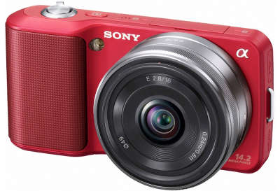 Цифровая фотокамера Sony NEX-3A Red Kit (E16 мм f2.8)