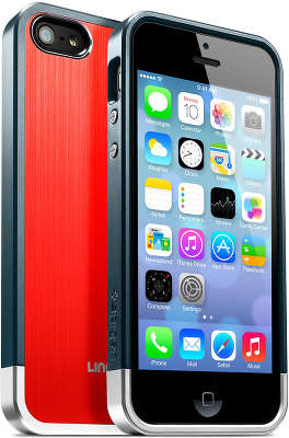 Чехол Spigen SGP Linerar "Blitz" для iPhone 5/5S, Red [SGP10121]