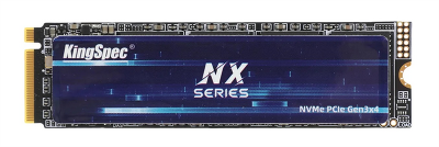 Твердотельный накопитель KingSpec SSD 256GB M.2 2280 PCIe 3.0 x4 NVMe R3400/W3100MB/s 3D TLC MTBF 1.5M 380000/320000 IOPS 250TBW