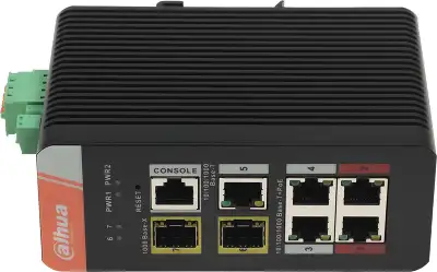 Коммутатор Dahua DH-IS4207-4GT-120 (L2) 2SFP 4PoE 120W управляемый