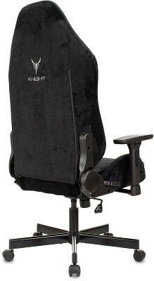 Кресло игровое Knight N1 Fabric черный Light-20 с подголов. крестов. металл